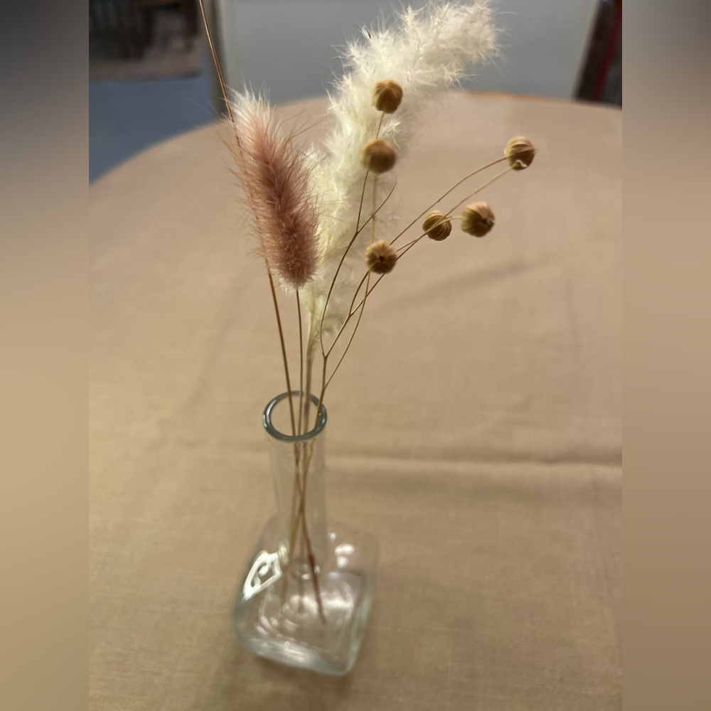 Déco glass vase vintage